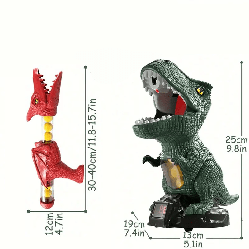 Dinosaur Toy Foam Ball Blaster & Target Shooting Game for Kids 9
