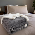 Double-Sided Fleece Throw Blanket — Ultra-Soft Winter Comfort 11