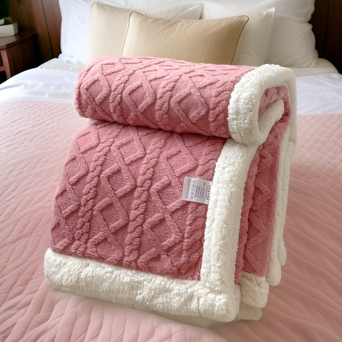 Double-Sided Fleece Throw Blanket — Ultra-Soft Winter Comfort 17