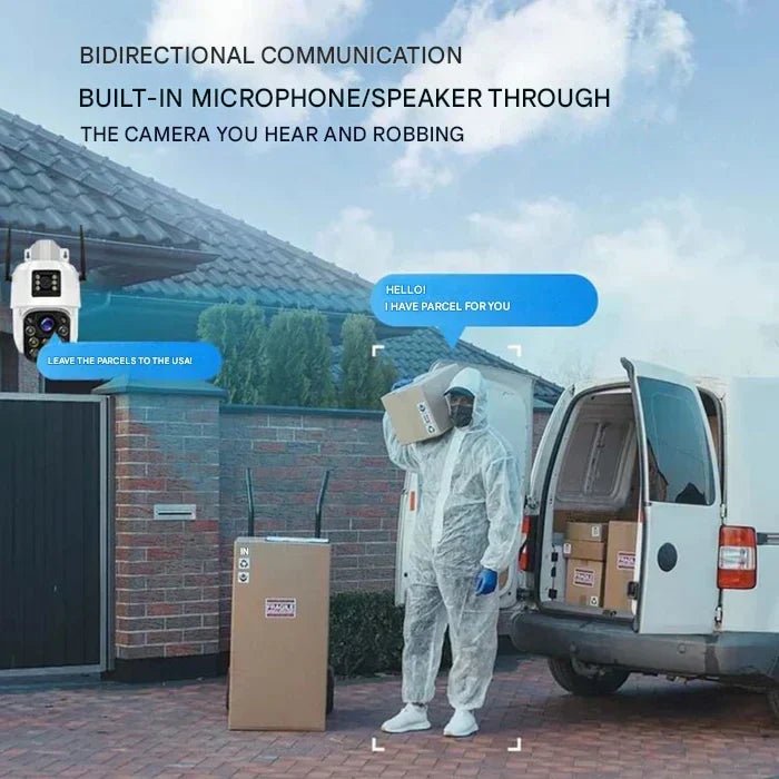 DualGuard 4K Solar Security Camera — Dual Lens 10x Zoom IP66 5