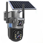 DualGuard 4K Solar Security Camera — Dual Lens 10x Zoom IP66 1