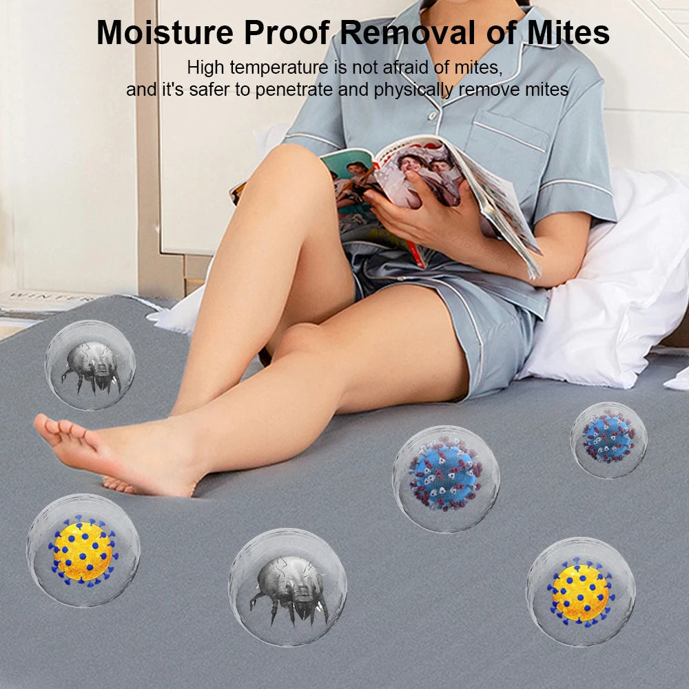 Electric Heated Blanket — Auto Thermostat Dual Size Bed Warmer 6