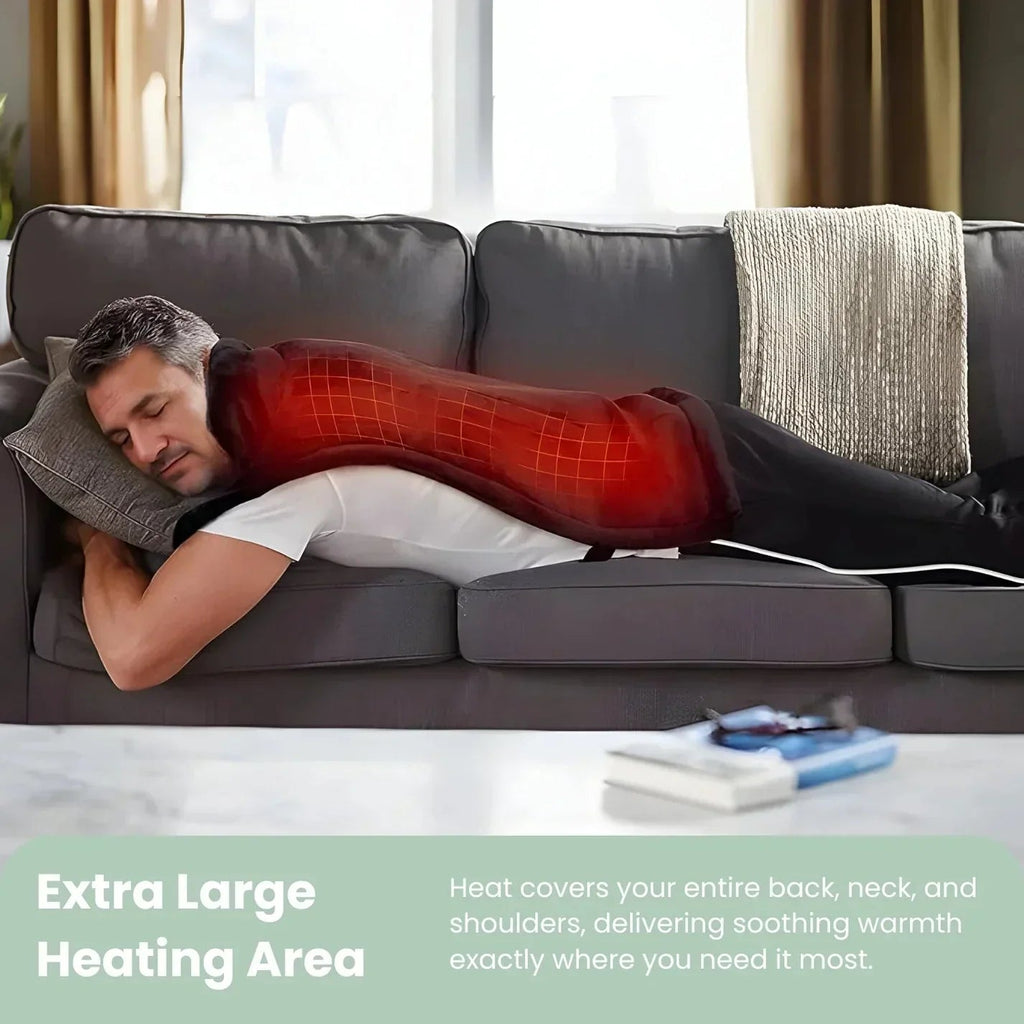 Electric Heating Pad for Back, Shoulder & Neck Relief 2