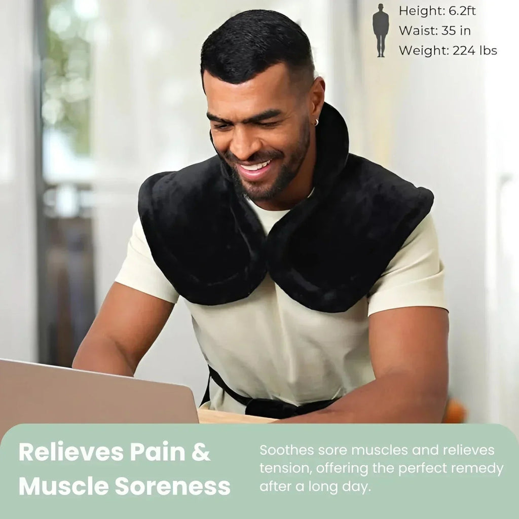 Electric Heating Pad for Back, Shoulder & Neck Relief 5