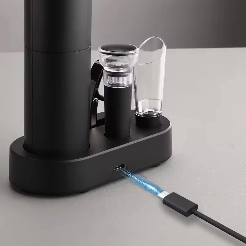 Wine Opener Electric 4-in-1 Rechargeable USB Set 6