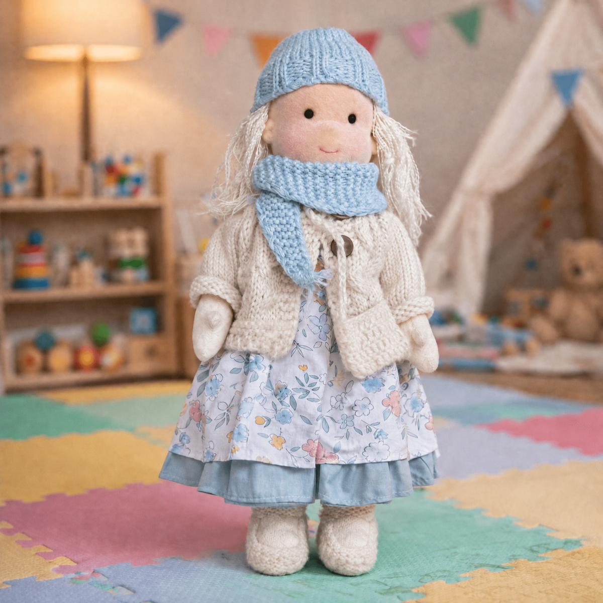 Waldorf Doll Elora — Handmade Cotton 11 in, 37 Styles 1
