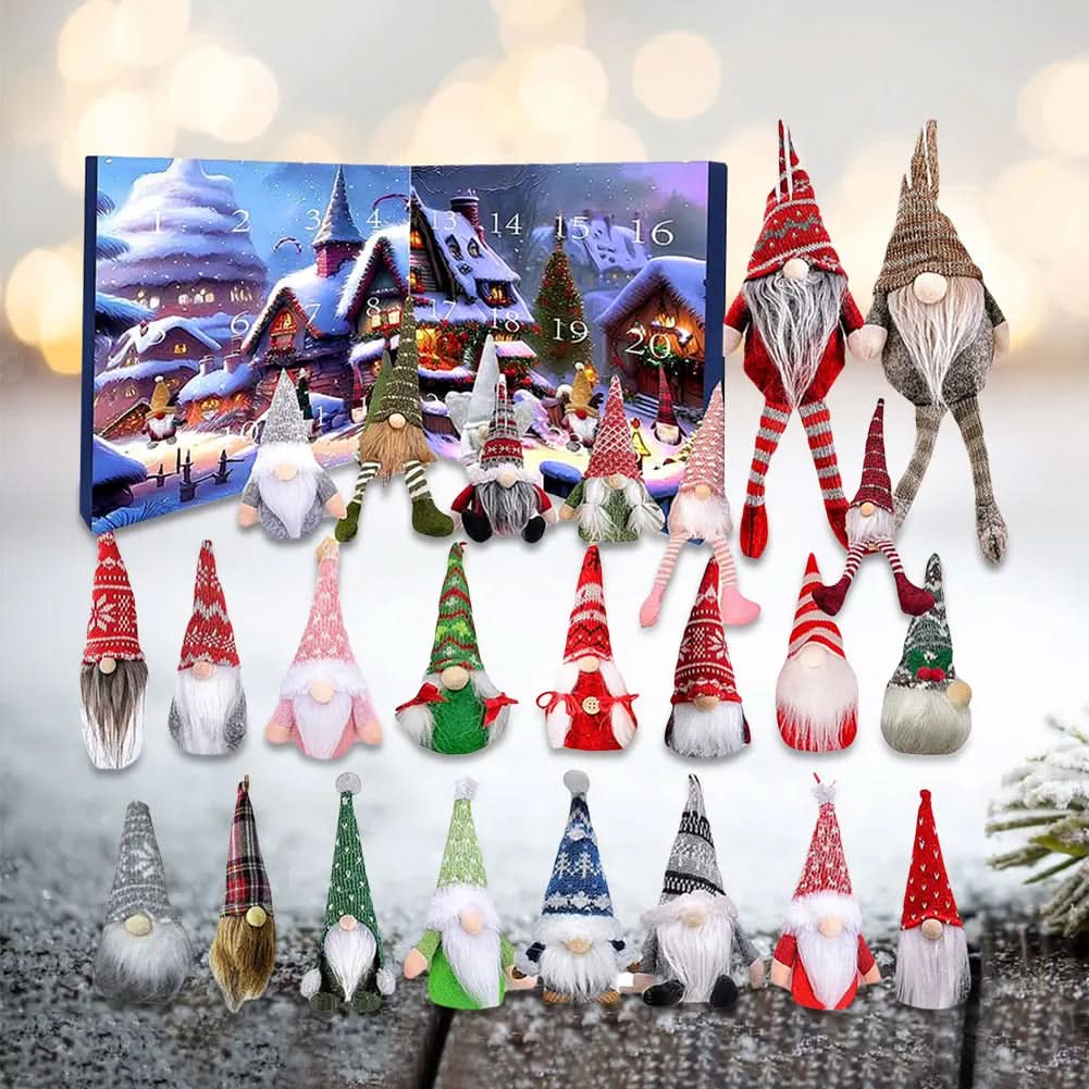 Elvoria 2025 Advent Calendar — 24 Handcrafted Gnome Figures 8