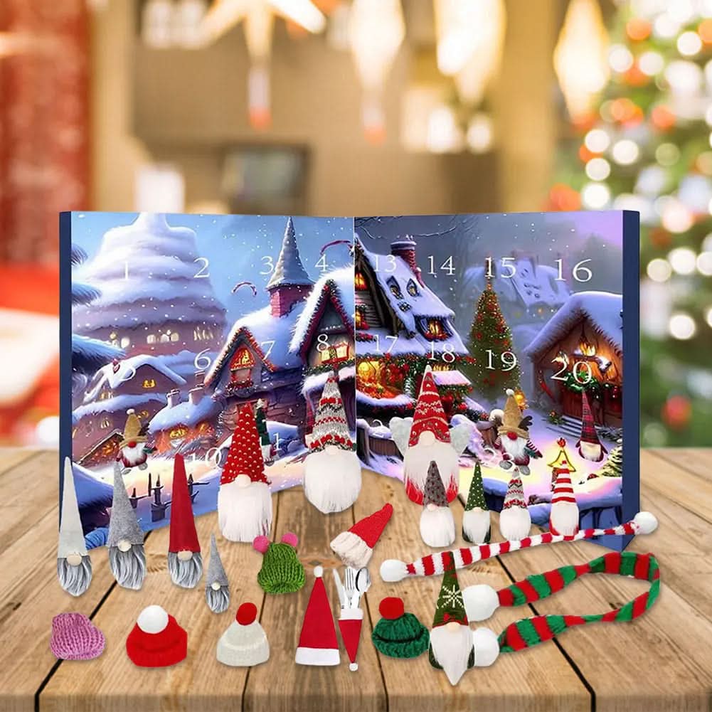 Elvoria 2025 Advent Calendar — 24 Handcrafted Gnome Figures 1