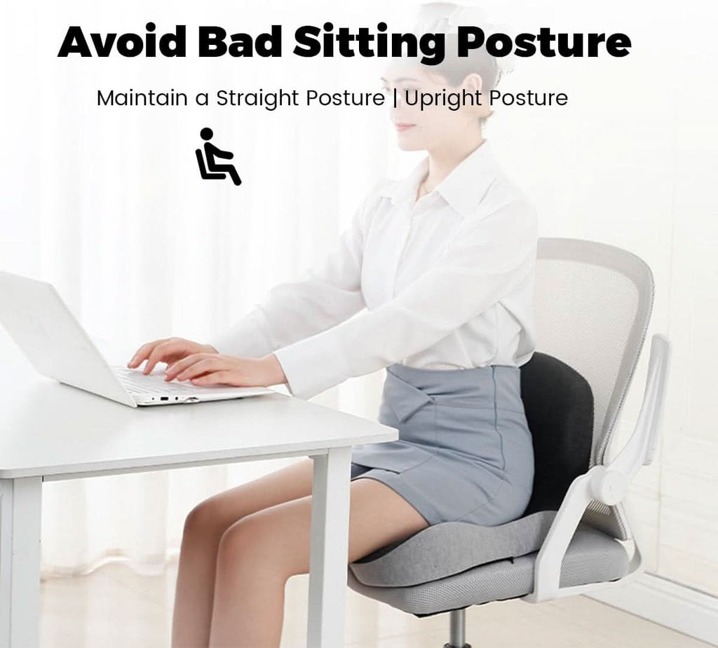 Memory Foam Seat Cushion — Ergonomic Posture Support Pad 2