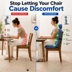 Ergonomic Coccyx Cushion — Memory Foam Tailbone Relief 2