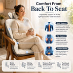 Ergonomic Coccyx Cushion — Memory Foam Tailbone Relief 6