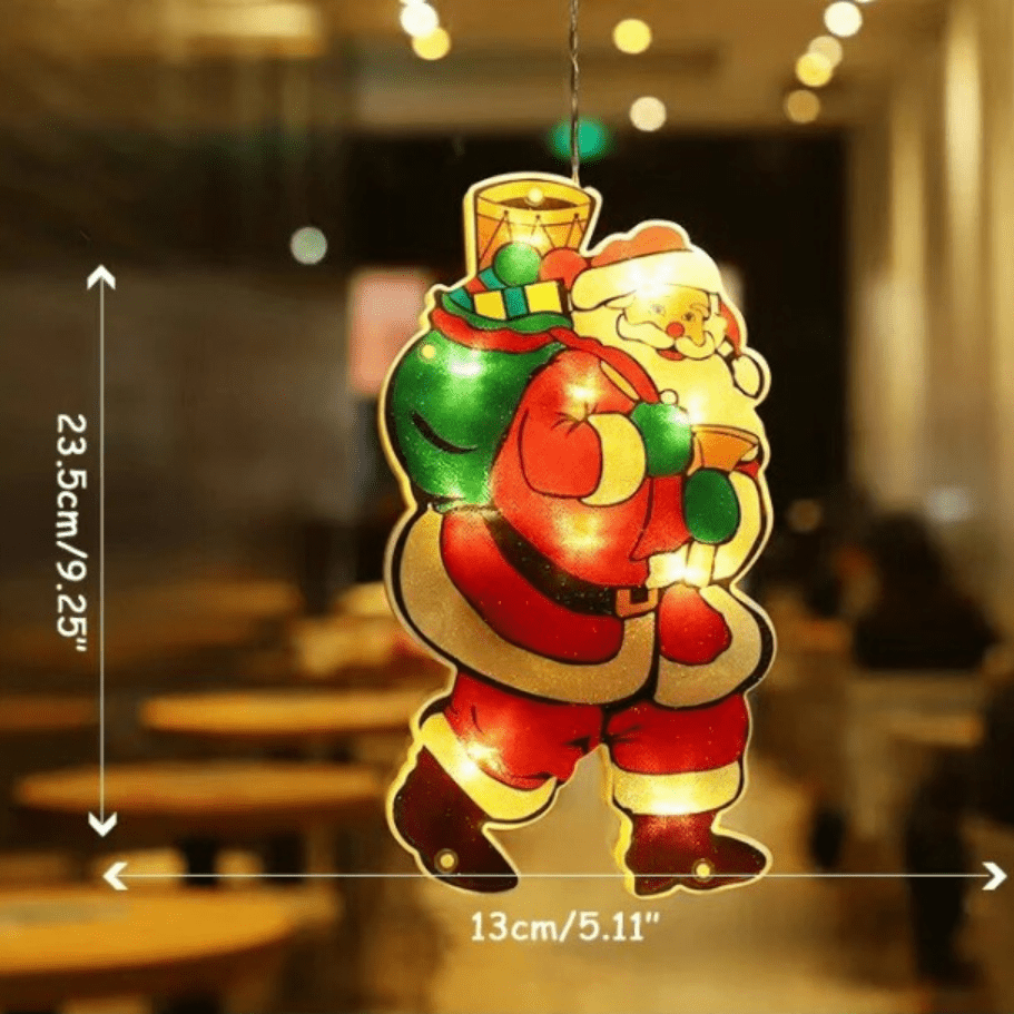 Festiglo Christmas LED Window Decoration — 7 Festive Designs 2