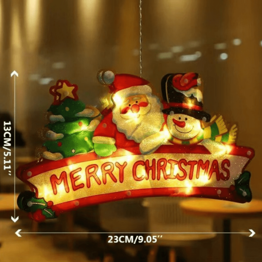 Festiglo Christmas LED Window Decoration — 7 Festive Designs 6