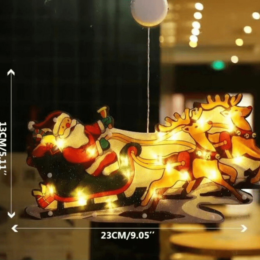 Festiglo Christmas LED Window Decoration — 7 Festive Designs 7