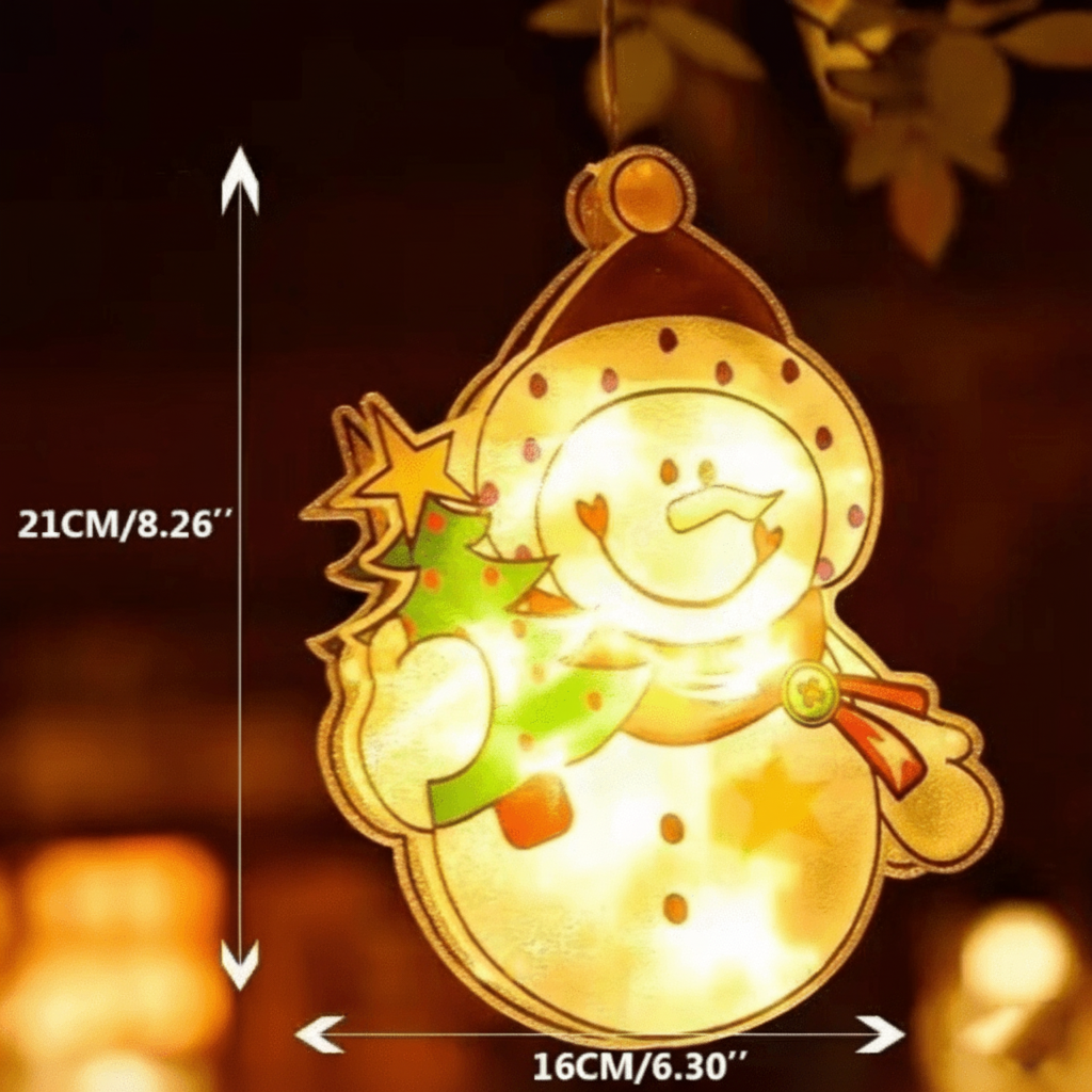 Festiglo Christmas LED Window Decoration — 7 Festive Designs 8