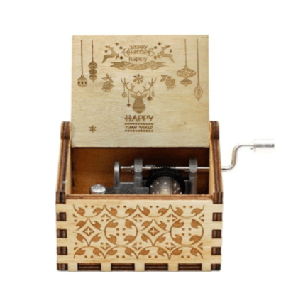 Christmas Music Box — Classic Holiday Melody Wind-Up Decor 10