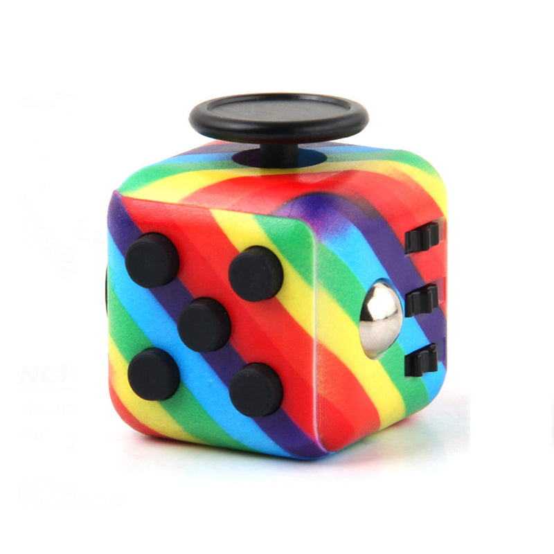 Fidget Toy Cube — 6 & 12 Sided Anti-Stress Sensory Gadget 16