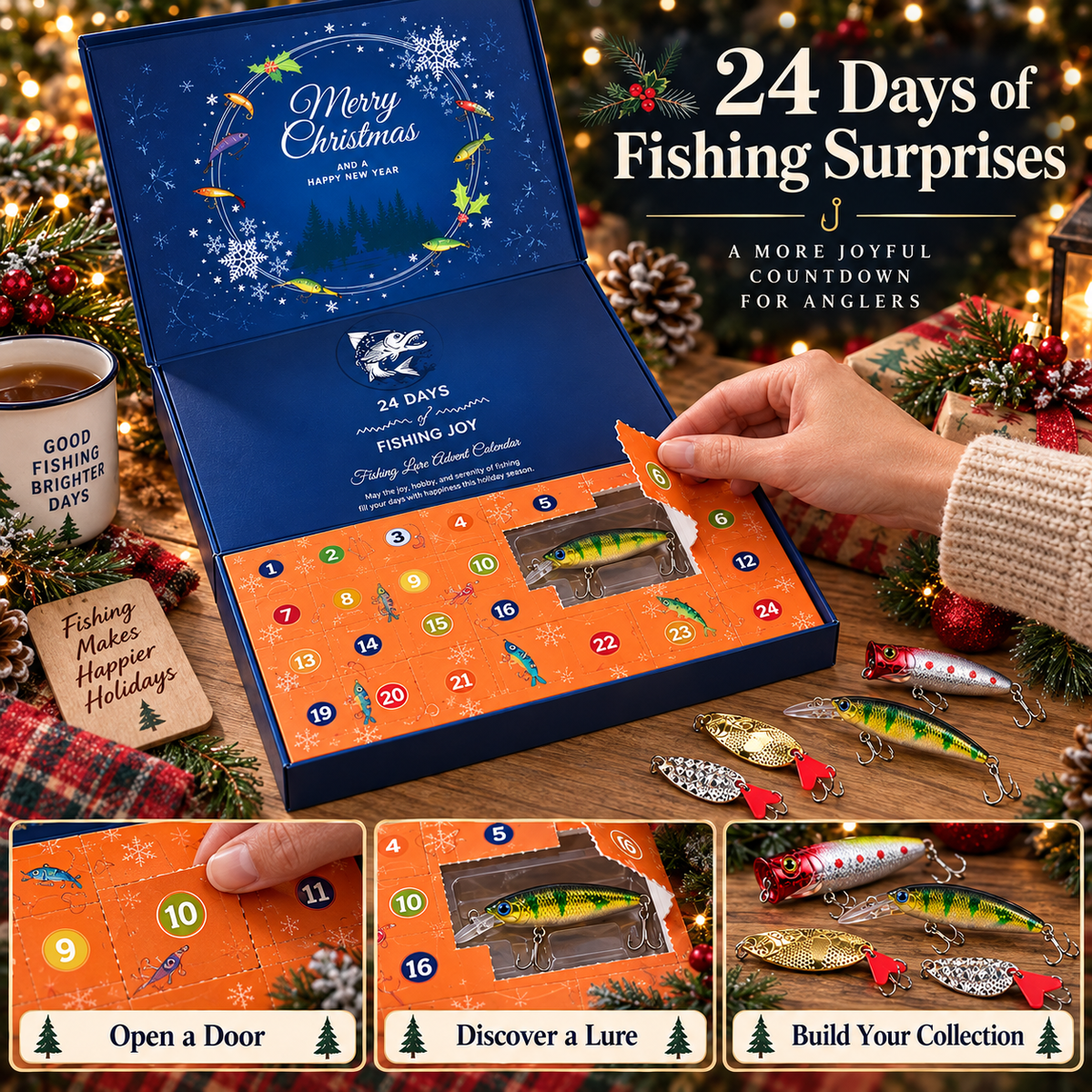 Fishing Advent Calendar 2026 — 24 Days of Surprise Fishing Lures 1