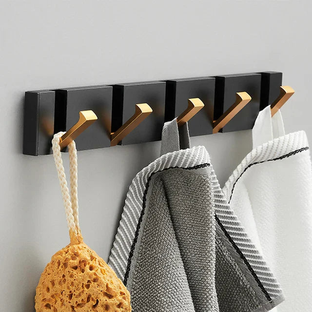 Foldable Wall Hook Set – Stainless Steel, Gold or Black 10