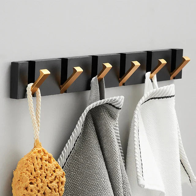 Foldable Wall Hook Set – Stainless Steel, Gold or Black 11