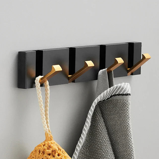 Foldable Wall Hook Set – Stainless Steel, Gold or Black 9