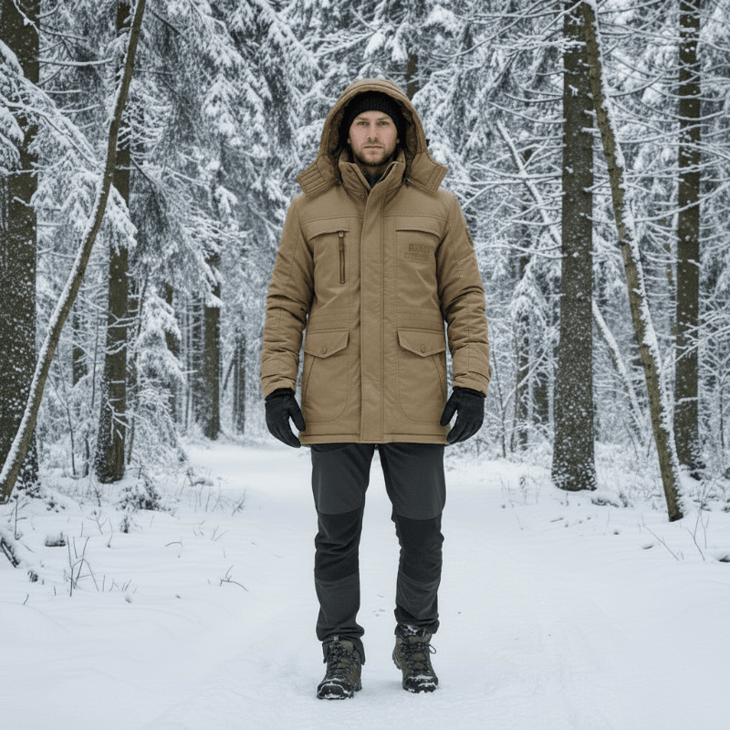 FrostGuard Padded Parka — Windproof Winter Coat with Hood 1