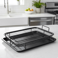 Air Fryer Accessories — FryMaster Non-Stick Stackable Rack Set 2