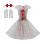 Girls Clown Tutu Dress Halloween Costume — Ages 3–10 3