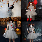 Girls Clown Tutu Dress Halloween Costume — Ages 3–10 5