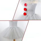 Girls Clown Tutu Dress Halloween Costume — Ages 3–10 6