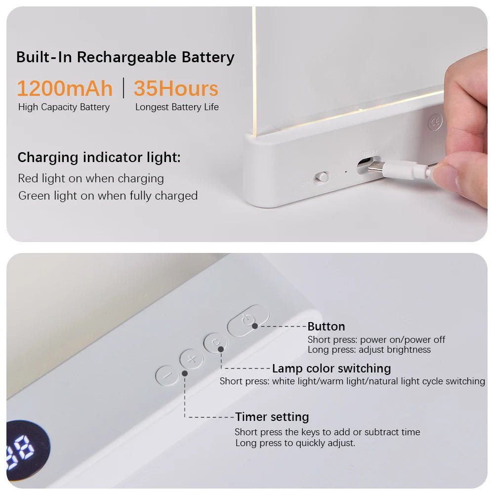GleamRead LED Reading Lamp — Dimmable Eye-Friendly Light 9