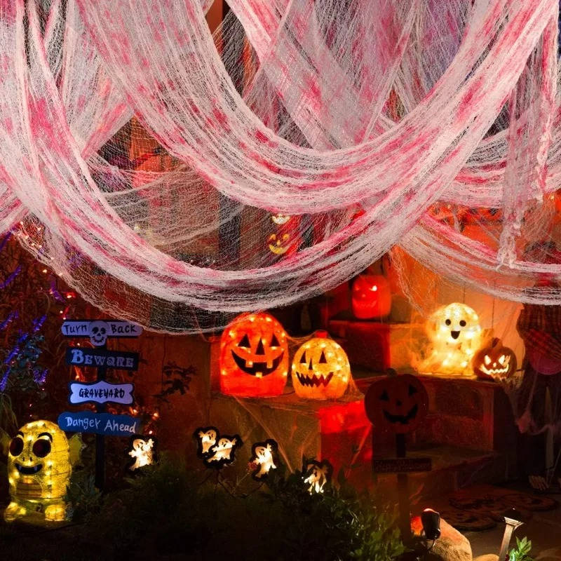 Halloween Creepy Cloth Yard Decoration — Stretchable Spooky 1