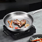 Titanium Hammered Non-Stick Frying Pan — Chemical-Free Induction 2