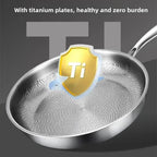 Titanium Hammered Non-Stick Frying Pan — Chemical-Free Induction 5