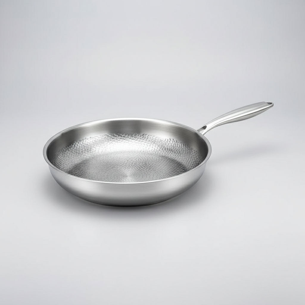 Titanium Hammered Non-Stick Frying Pan — Chemical-Free Induction 8