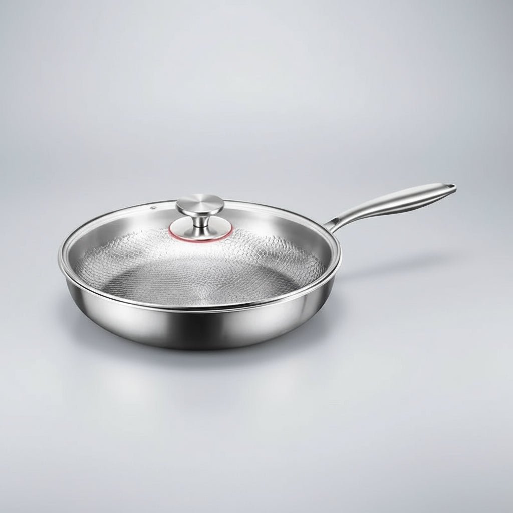 Titanium Hammered Non-Stick Frying Pan — Chemical-Free Induction 1