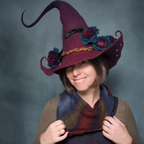 Handmade Merino Wool Witch Hat — Adjustable Adult Halloween 9