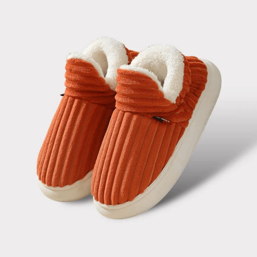 HeatSoft Thermal House Slippers — Vegan Fleece Non-Slip Sole 10