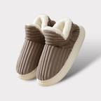 HeatSoft Thermal House Slippers — Vegan Fleece Non-Slip Sole 11