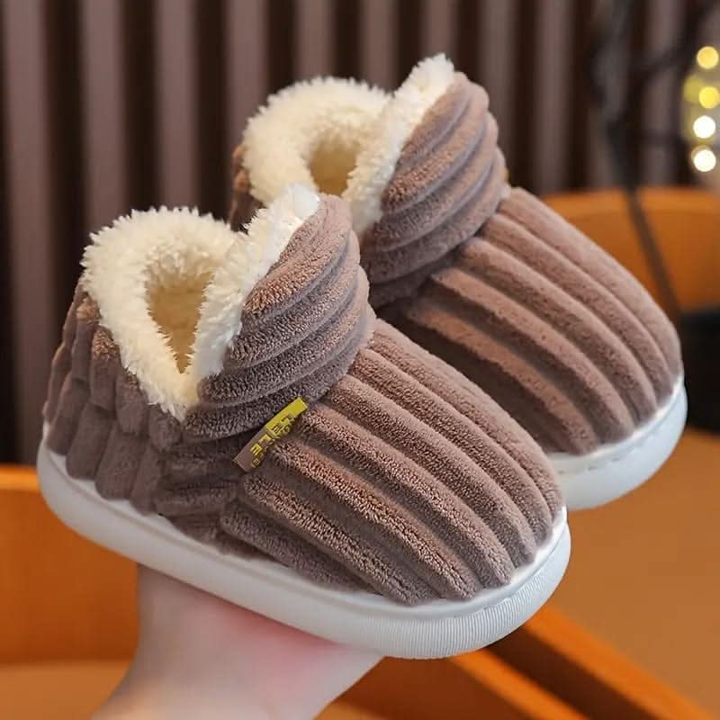 HeatSoft Thermal House Slippers — Vegan Fleece Non-Slip Sole 12