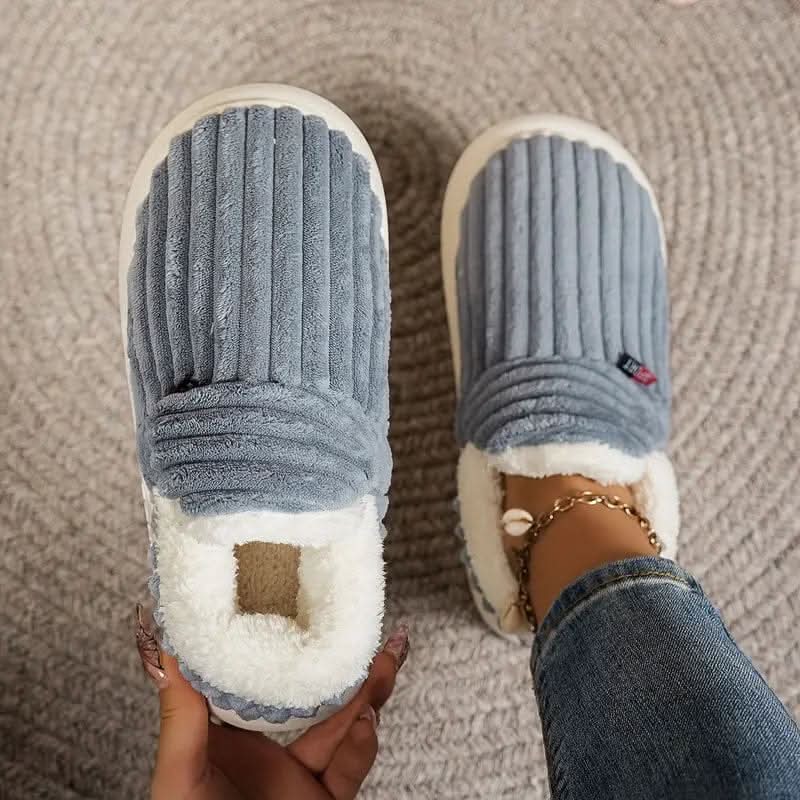 HeatSoft Thermal House Slippers — Vegan Fleece Non-Slip Sole 13