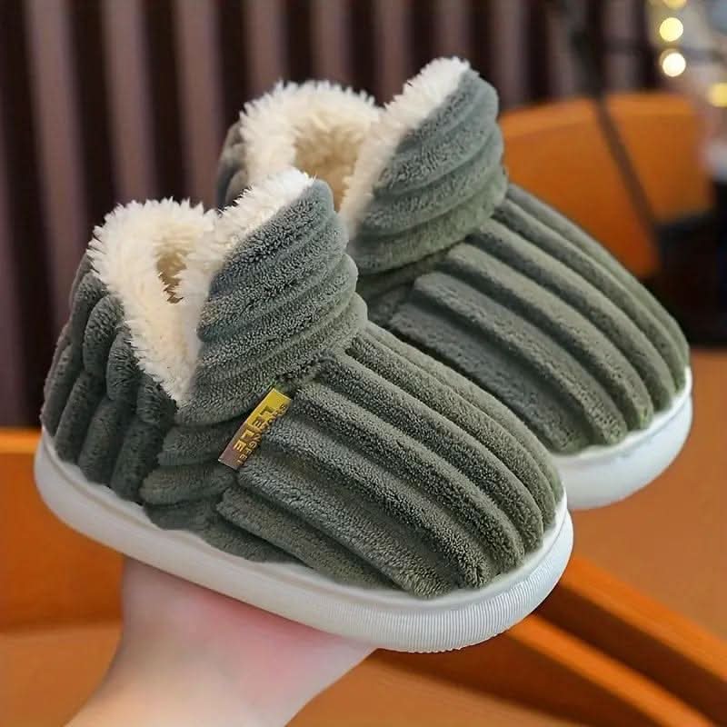 HeatSoft Thermal House Slippers — Vegan Fleece Non-Slip Sole 14