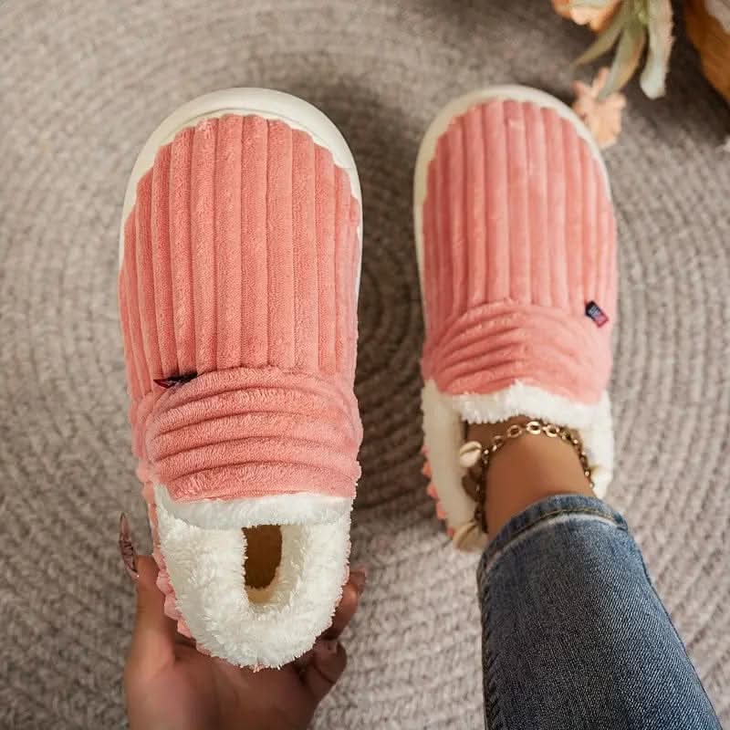 HeatSoft Thermal House Slippers — Vegan Fleece Non-Slip Sole 16