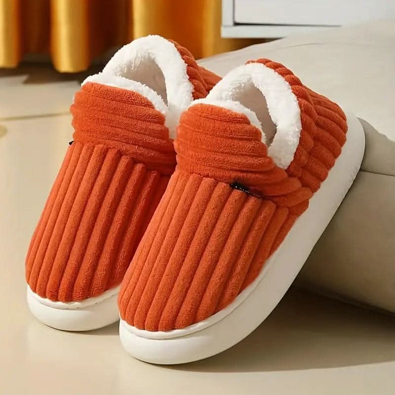 HeatSoft Thermal House Slippers — Vegan Fleece Non-Slip Sole 17