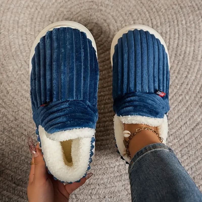 HeatSoft Thermal House Slippers — Vegan Fleece Non-Slip Sole 20