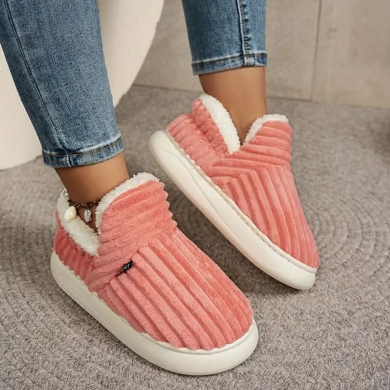 HeatSoft Thermal House Slippers — Vegan Fleece Non-Slip Sole 4