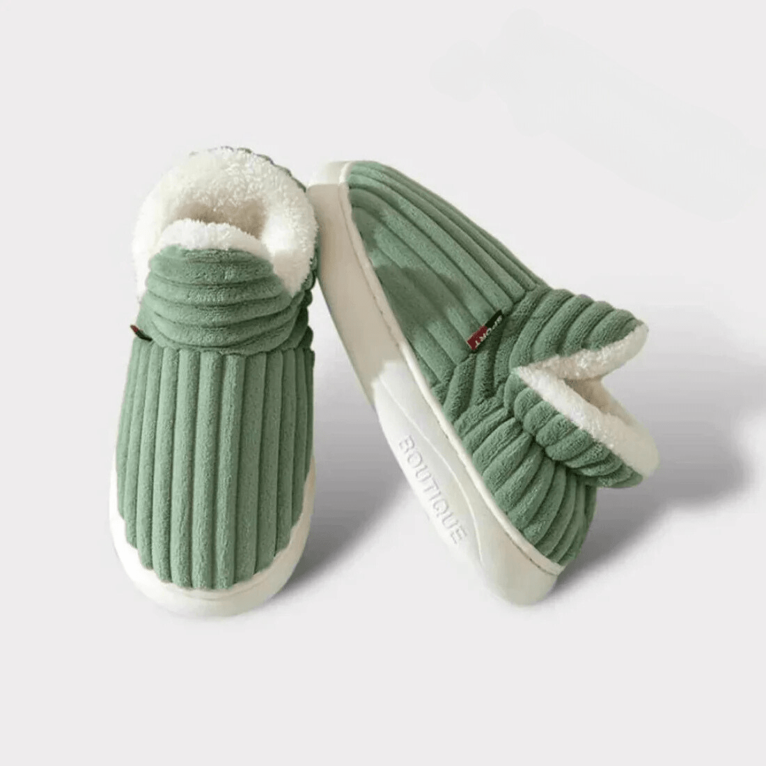 HeatSoft Thermal House Slippers — Vegan Fleece Non-Slip Sole 8