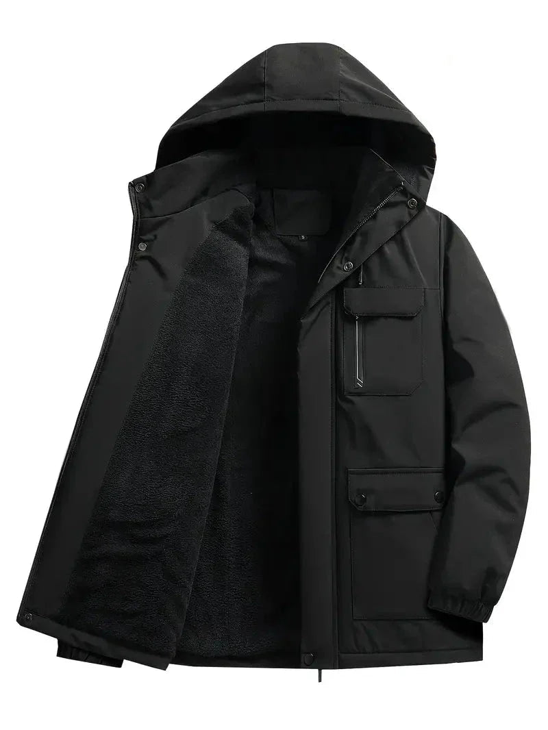 Men's Waterproof Winter Jacket Regular Fit — Down Filled Parka 2