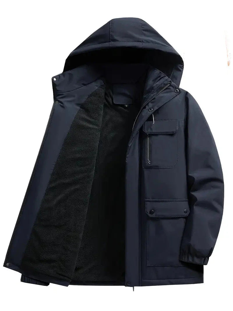 Men's Waterproof Winter Jacket Regular Fit — Down Filled Parka 1