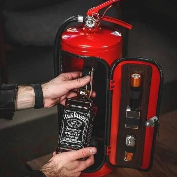 Hidden FireBar — Secret Mini Bar in Fire Extinguisher Design 2